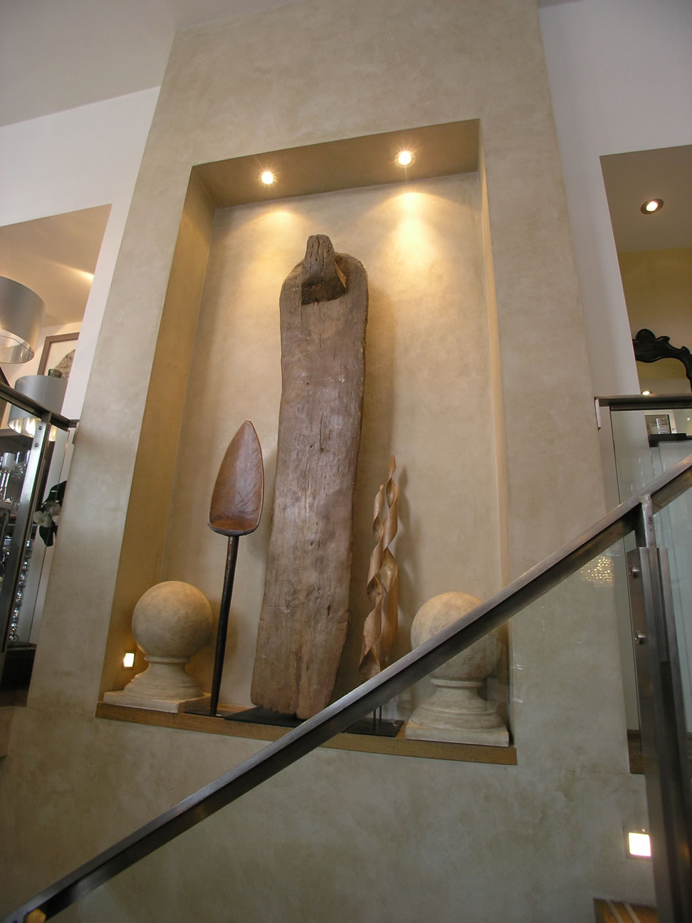 Hopper limestone - Designworks showroom Glasgow